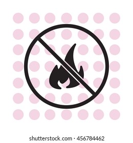 no fire sign icon