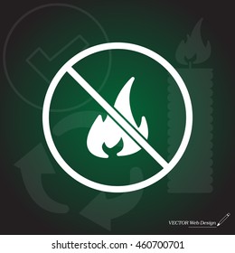 no fire sign icon