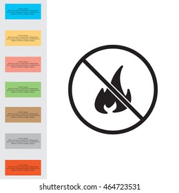 no fire sign icon
