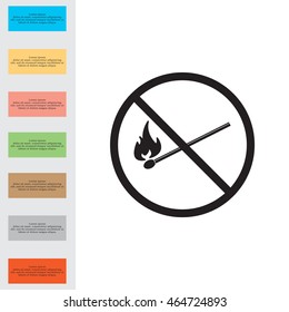 no fire sign icon