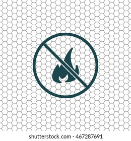no fire sign icon