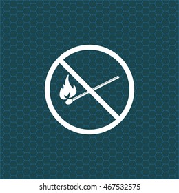 no fire sign icon