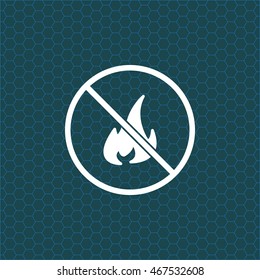 no fire sign icon