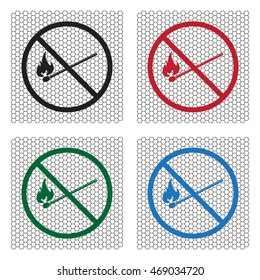 no fire sign icon