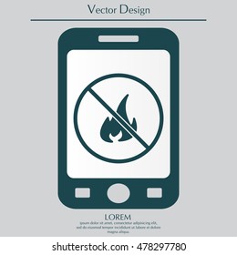 no fire sign icon