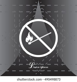 no fire sign icon