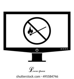 no fire sign icon