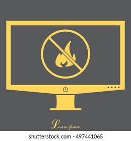 no fire sign icon
