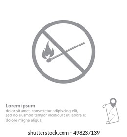 no fire sign icon