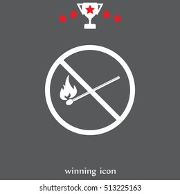 no fire sign icon