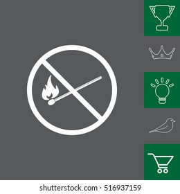 no fire sign icon