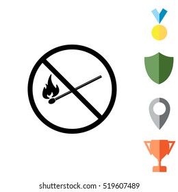 no fire sign icon