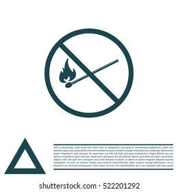 no fire sign icon