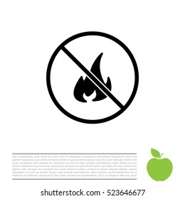 no fire sign icon