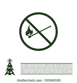 no fire sign icon