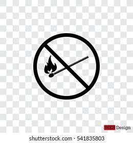 no fire sign icon