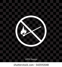 no fire sign icon