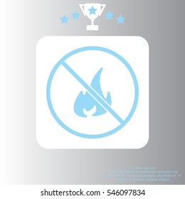no fire sign icon