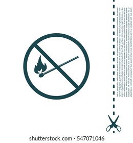 no fire sign icon