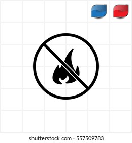 no fire sign icon