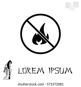 no fire sign icon