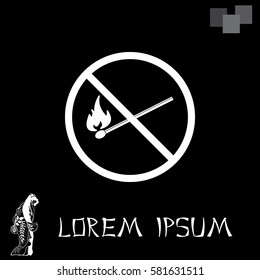 no fire sign icon