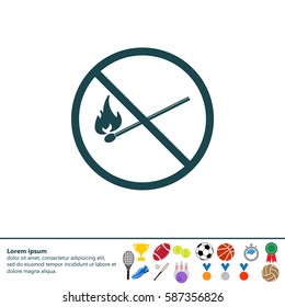 no fire sign icon
