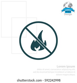 no fire sign icon