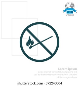 no fire sign icon
