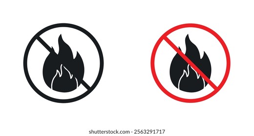No fire sign pack for app and website ui designs.