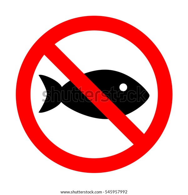Download No Fish Sign Illustration Stock Vector (Royalty Free) 545957992