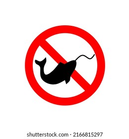 no fishing sign. no symbol