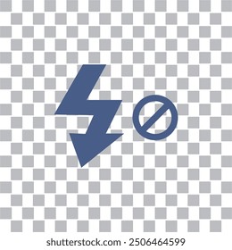 no flash icon , camera icon vector
