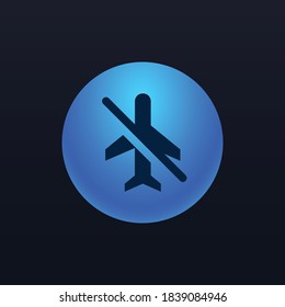 No Flight - App Icon Button