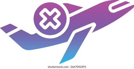 Nenhum ícone de vetor Flight. Pode ser usado para impressão, aplicativos móveis e da Web.