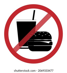 no food and drink or don't bring food and drink