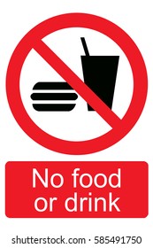 No Food Or Drink Sign