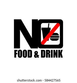 No Food And Drink Style Design.