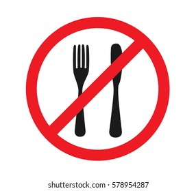 No Food Signs Vector Stock Vector (Royalty Free) 578954287 | Shutterstock