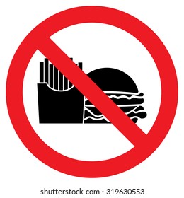 No Food Vector Icon