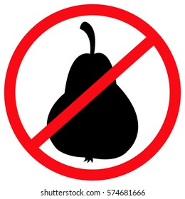 No food vector icon.