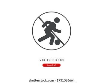 No Football Icon Images Stock Photos Vectors Shutterstock