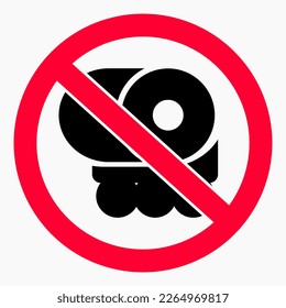 No fuel tank icon. Prohibition of fuel tanks. The movement of tanks is prohibited. Do not use tanks. Vector icon.