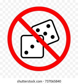 no gambling sign 