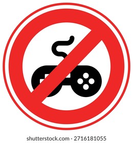 No Game Console Vector icon which can easily modify or edit

