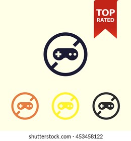 no gaming icon