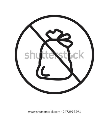 No Garbage Dumping Sign for Environmental Cleanliness and Waste Management