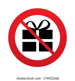 No Gift Icon Images Stock Photos Vectors Shutterstock