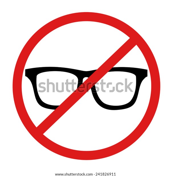 No Glasses Stock Vector Royalty Free 241826911 8350