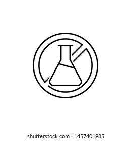 no gmo outline icon. Elements of diet and nutrition illustration icon. Signs and symbol collection icon for websites, web design, mobile app, UI, UX